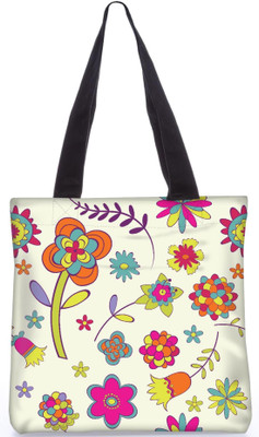 

Snoogg Indian Pattern Poly Canvas Fashion Handbag Shopping Shoulder Lunch Tote Bag For Women 22868 Shoulder Bag(Multicolor, 5 L)