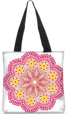 

Snoogg Indian Pattern Poly Canvas Fashion Handbag Shopping Shoulder Lunch Tote Bag For Women 23625 Shoulder Bag(Multicolor, 5 L)