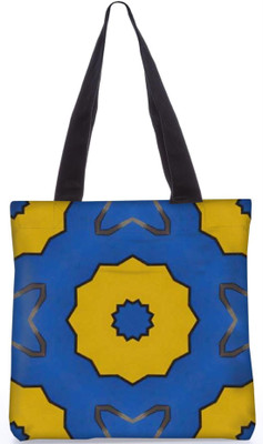 

Snoogg Indian Pattern Poly Canvas Fashion Handbag Shopping Shoulder Lunch Tote Bag For Women 21430 Shoulder Bag(Multicolor, 5 L)