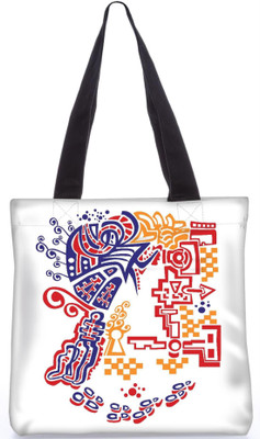 

Snoogg Indian Pattern Poly Canvas Fashion Handbag Shopping Shoulder Lunch Tote Bag For Women 22559 Shoulder Bag(Multicolor, 5 L)