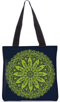 

Snoogg Indian Pattern Poly Canvas Fashion Handbag Shopping Shoulder Lunch Tote Bag For Women 23410 Shoulder Bag(Multicolor, 5 L)
