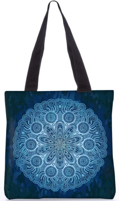 

Snoogg Indian Pattern Poly Canvas Fashion Handbag Shopping Shoulder Lunch Tote Bag For Women 23617 Shoulder Bag(Multicolor, 5 L)