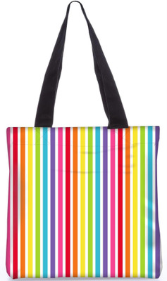 

Snoogg Indian Pattern Poly Canvas Fashion Handbag Shopping Shoulder Lunch Tote Bag For Women 21852 Shoulder Bag(Multicolor, 5 L)
