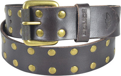 

Police Men Brown Genuine Leather Belt