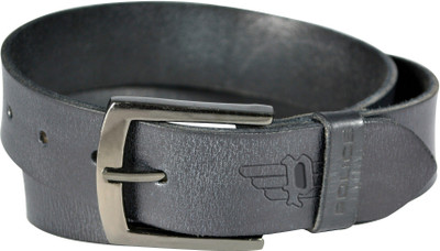 

Police Men Black Genuine Leather Belt