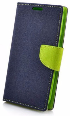 Avzax Flip Cover for Karbonn Smart A11+(Blue, Cases with Holder)