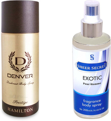 

Denver PRESTIGE with SHEER SECRET EXOTIC MEN(Set of 2)