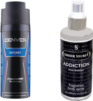 

Denver SPORT with SHEER SECRET ADDICTION MEN(Set of 2)