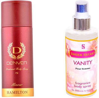 

Denver HONOUR with SHEER SECRET VANITY WOMEN(Set of 2)
