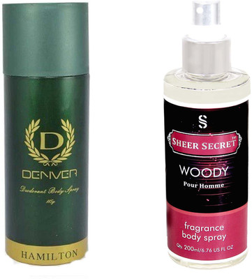 

Denver HAMILTON GREEN with SHEER SECRET WOODY MEN(Set of 2)