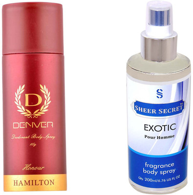 

Denver HONOUR with SHEER SECRET EXOTIC MEN(Set of 2)