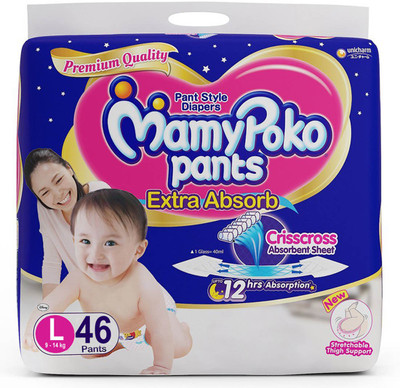 

MamyPoko mamypoko - L(46 Pieces)