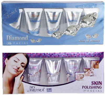 

My Aroma Diamond Skin Polishing Tube Facial Kit 480 g(Set of 2)