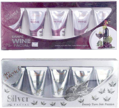 

My Aroma Wine Silver Tube Facial Kit 480 g(Set of 2)