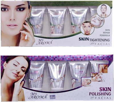 

My Aroma Skin Tightening Skin Polishing Tube Facial Kit 480 g(Set of 2)