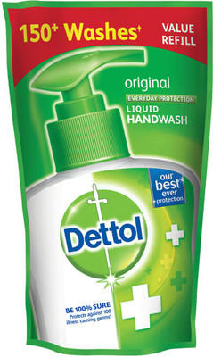 

Dettol Original Liquid Handwash(175 ml, Pouch, Pack of 3)