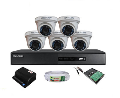 

Hik Vision DS-7008HGHI-F1DS2CE5ACOTIRF5 8 Channel Home Security Camera(1 TB)