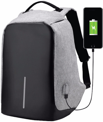 

University Trendz 15.6 inch Expandable Laptop Backpack(Black, Grey), Grey;pink