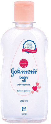 

Johnson's Baby Oil with Vitamin E(200 ml)