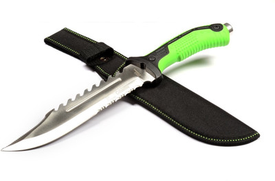 

Skywalk Metal Columbia Knife With Steel Finish And Rubber Handle For Camping Hiking Fishing, Multi-utility Knife(Multicolor)