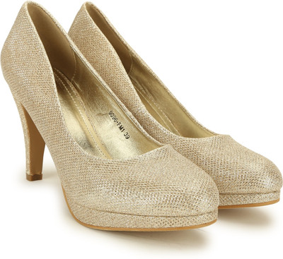Chemistry Women Gold Heels