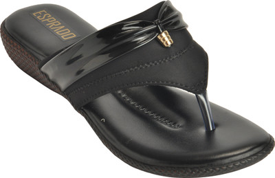 

ESPRADO Women Black Wedges
