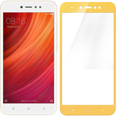 

Bodoma Screen Guard for Mi Redmi Y1, Gold;transparent
