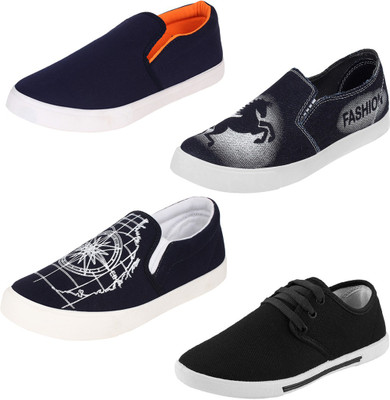 

CAMFOOT COMBO(C)-486+690+461+349 Loafers For Men(Multicolor