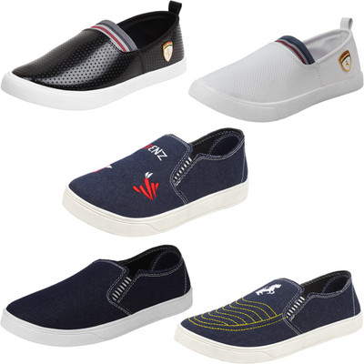 

CAMFOOT COMBO(C)-700-717-721-722-724 Slip On Sneakers For Men(Multicolor