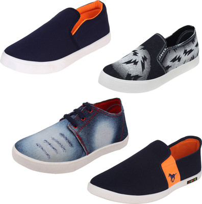 

CAMFOOT COMBO(C)-486+689+709+383 Loafers For Men(Multicolor