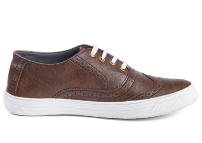 

LeatherKraft Sneakers For Men(Brown