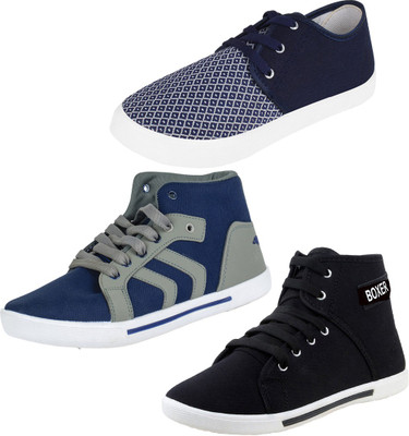 

World Wear Footwear COMBO(C)-694+114+303 Sneakers For Men(Multicolor