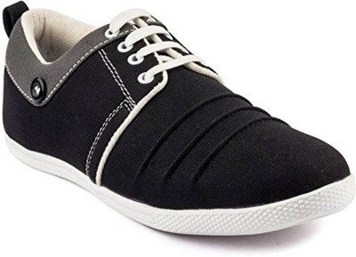 

LeatherKraft Sneakers For Men(Black, Grey