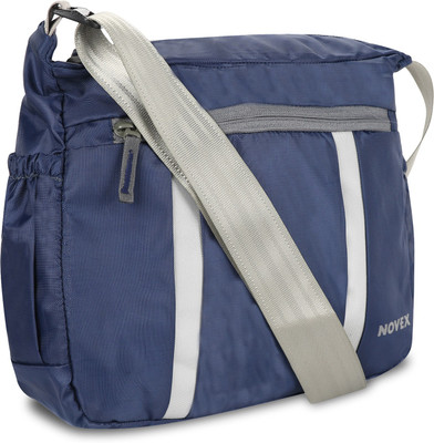 

Novex Men Casual Blue Nylon Sling Bag