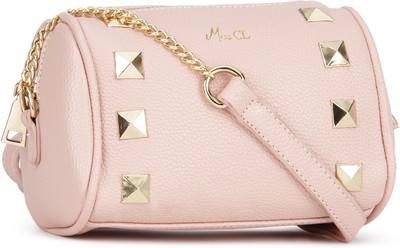 

Miss CL By Carlton London Women Evening/Party Pink PU Sling Bag