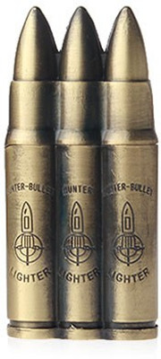 

Pia International BULLET TRIPPLE HUNTER Cigarette Lighter(Gold)