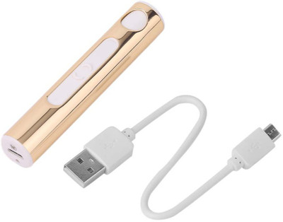 

Pia International FIRST QUALITY SHELL RECHARGEABLE USB Cigarette Lighter(Gold)