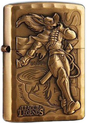 

Pia International LEAGUE OF LEGEND RECHARGEABLE FIRST QUALITY Cigarette Lighter(Gold)