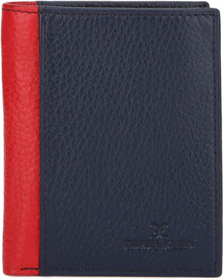 

Daniel Klein Men Red, Blue Genuine Leather Wallet(6 Card Slots), Dark blue;red