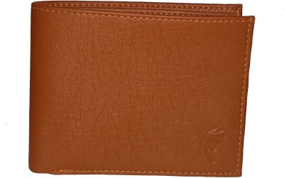 

Rosset Men Tan Artificial Leather Wallet(3 Card Slots)