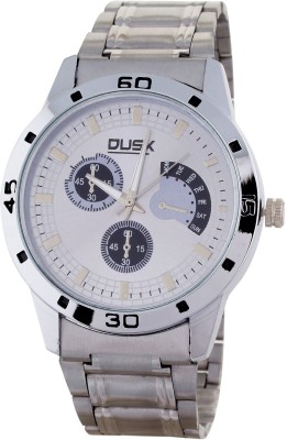 DUSK 07 Metal White Metal Linked Watch  - For Men   Watches  (DUSK)