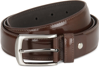 

Woods Men Formal Brown Genuine Leather Belt