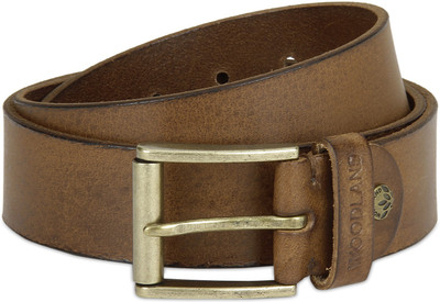 

Woodland Men Casual Tan Genuine Leather Belt