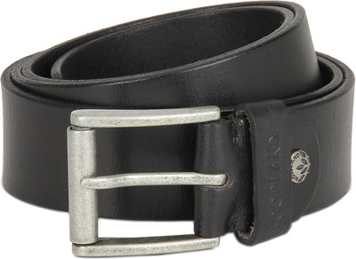

Woodland Men Casual Black Genuine Leather Belt