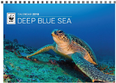 

wwf Deep Sea Wall Calendar 2018 Wall Calendar(Blue, Deep Blue Sea)