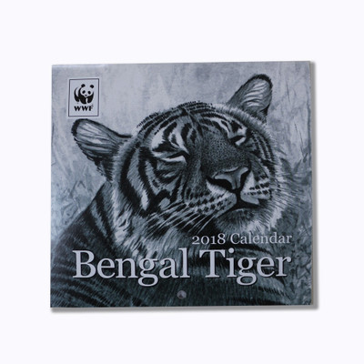 

wwf Bengal Tiger Wall Calendar 2018 Wall Calendar(Black & White, Bengal Tiger)