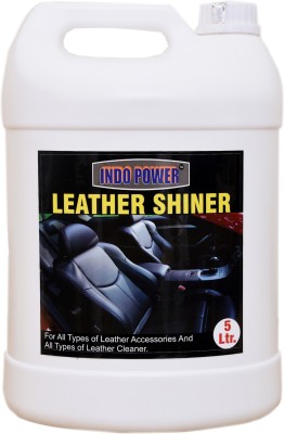 INDOPOWER LEATHER SHINER 5ltr. NEW 2016/2017/2018 Vehicle Interior Cleaner(5000 ml)