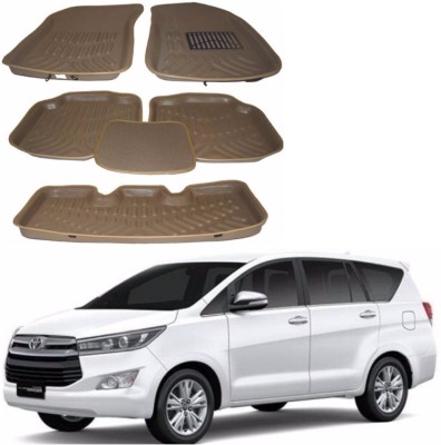 AUTOGARH Plastic 3D Mat For  Toyota Innova(Beige)