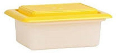 

Tupperware - 500 ml Plastic Grocery Container(Yellow)