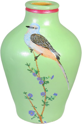 

MaSKi Arts Studio Green Terracotta vase - 500 ml